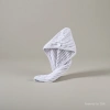 All-cotton hotel white towel, 120g grey, hotel supplies, absorbent and soft Specification image
